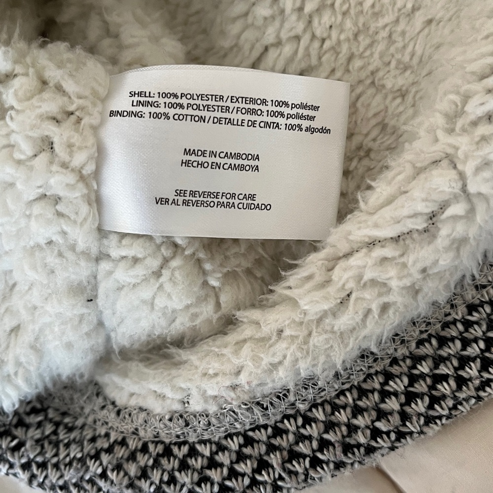 Pullover plush fleece jacket size M - Picture 5 of 5